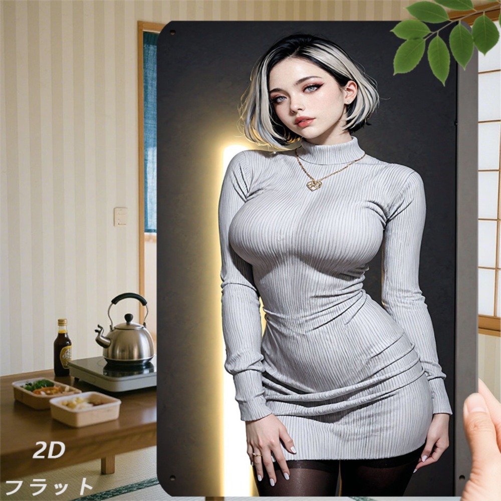 Women Fashion Logo - 2D 1PC Retro Iron Sign Metal