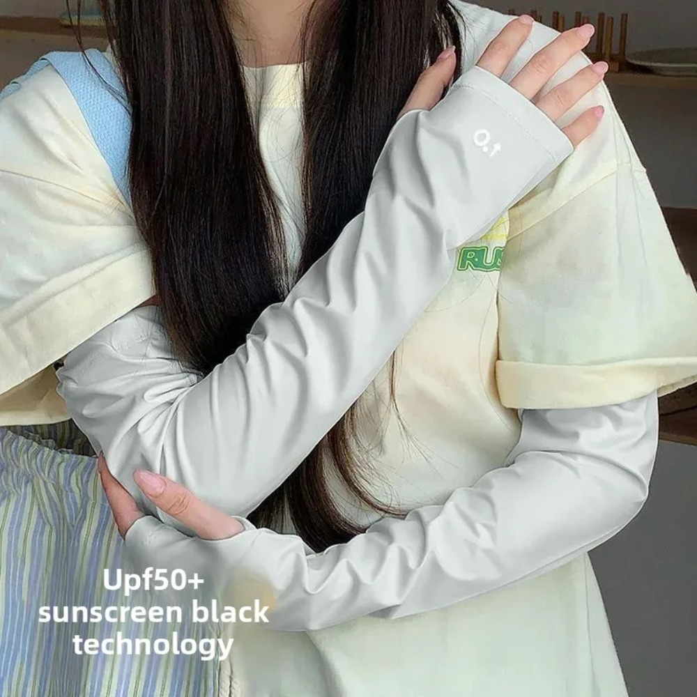 Women Fashion Gloves - New Fashion Ice Silk Loose Sleeves