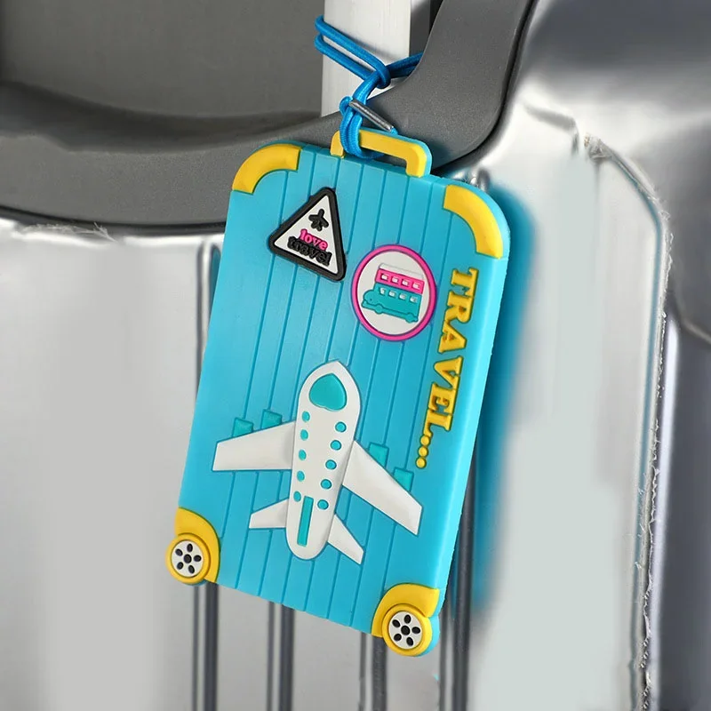 Women'S Fashion Labels - 2024 PVC Cute Luggage Tags Travel
