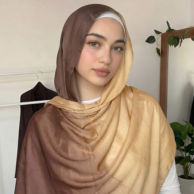 Women'S Fashion Gifts - Fashion Muslim Hijab Ombre Scarf Soft