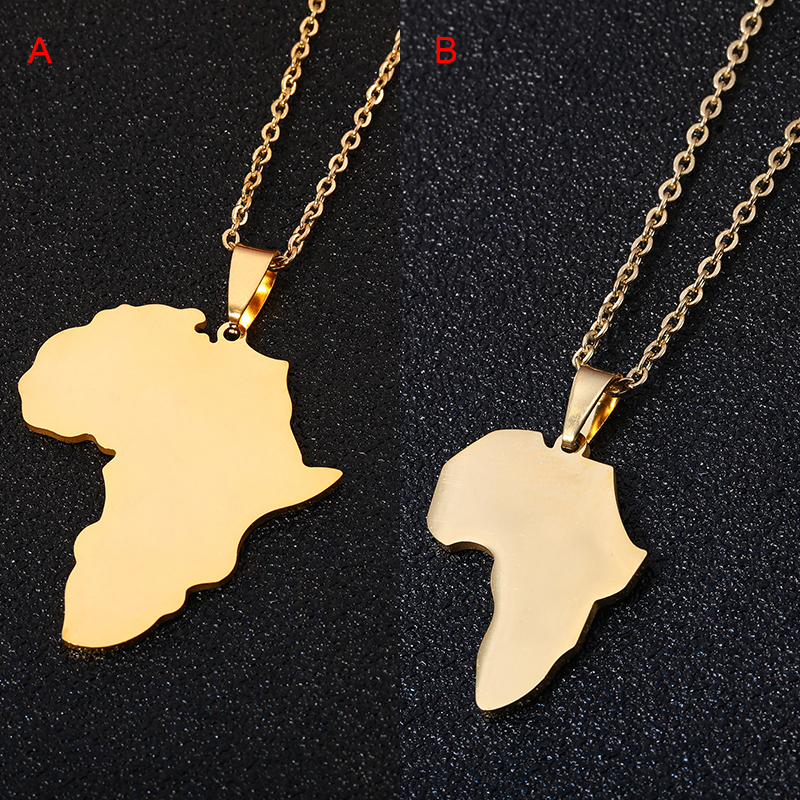 Women'S Fashion Guide - Fashion Selling African Map Pendant Necklaces