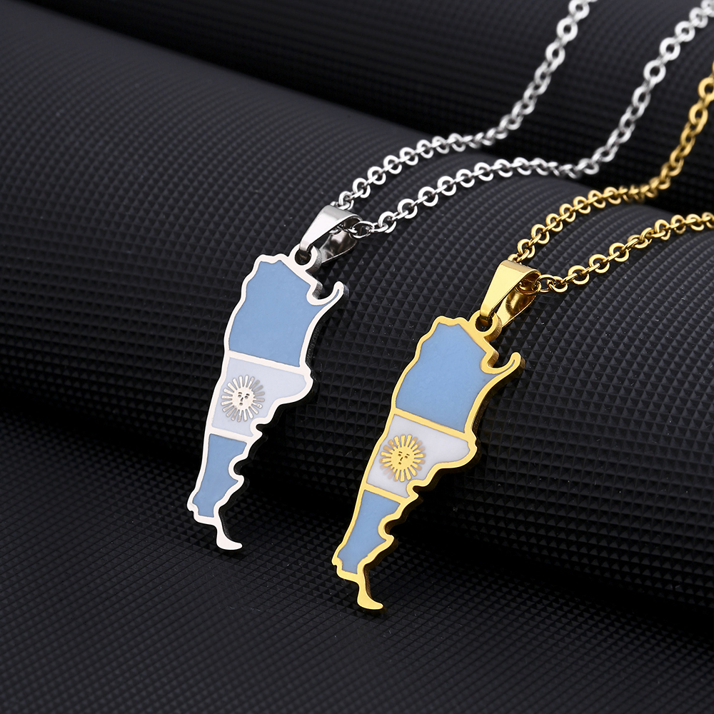 New Argentina Map Flag Pendant - Women'S Fashion Guide บทวิจารณ์และราคา