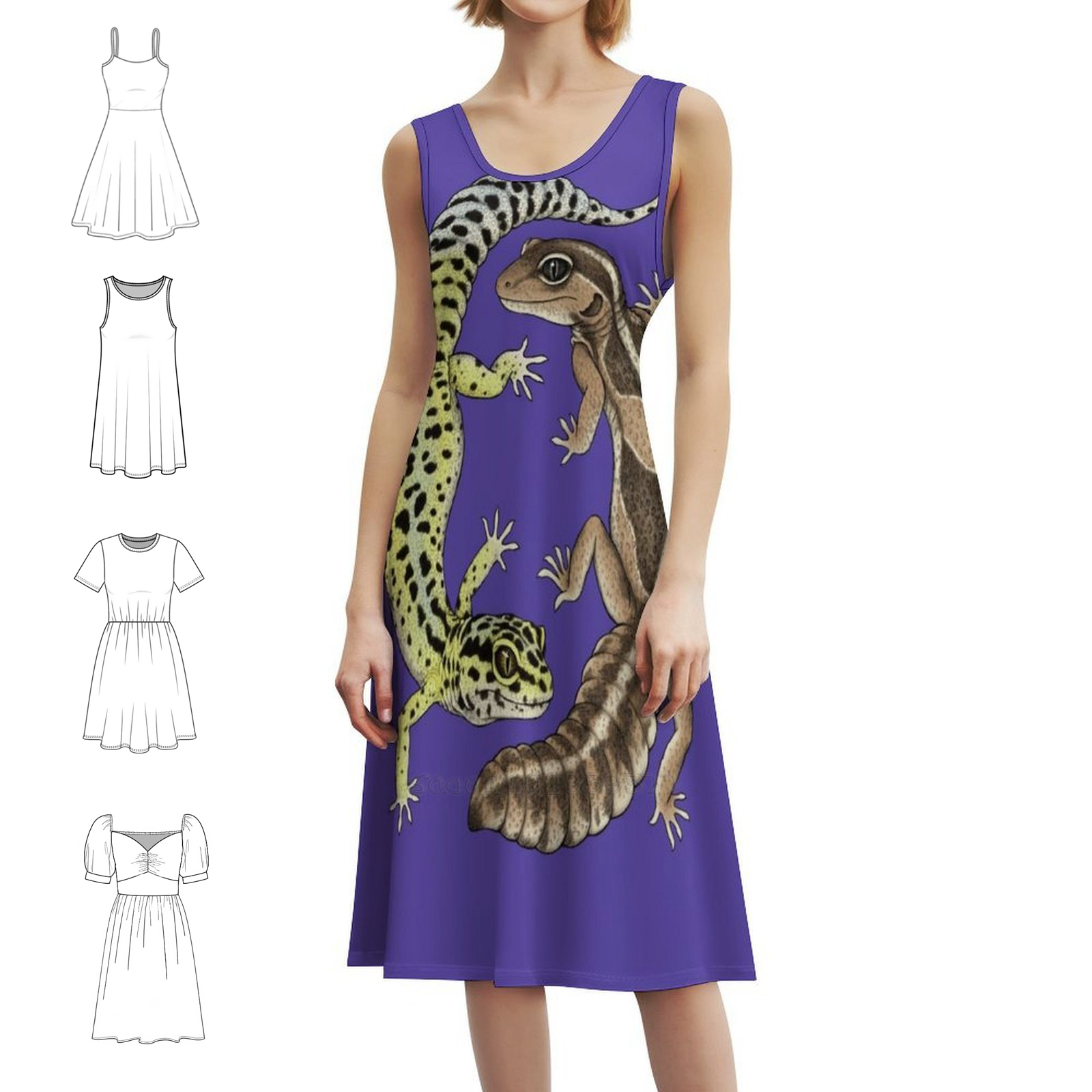 Geckos Boho Chic Dress Elegant - Women Fashion Gown บทวิจารณ์และราคา