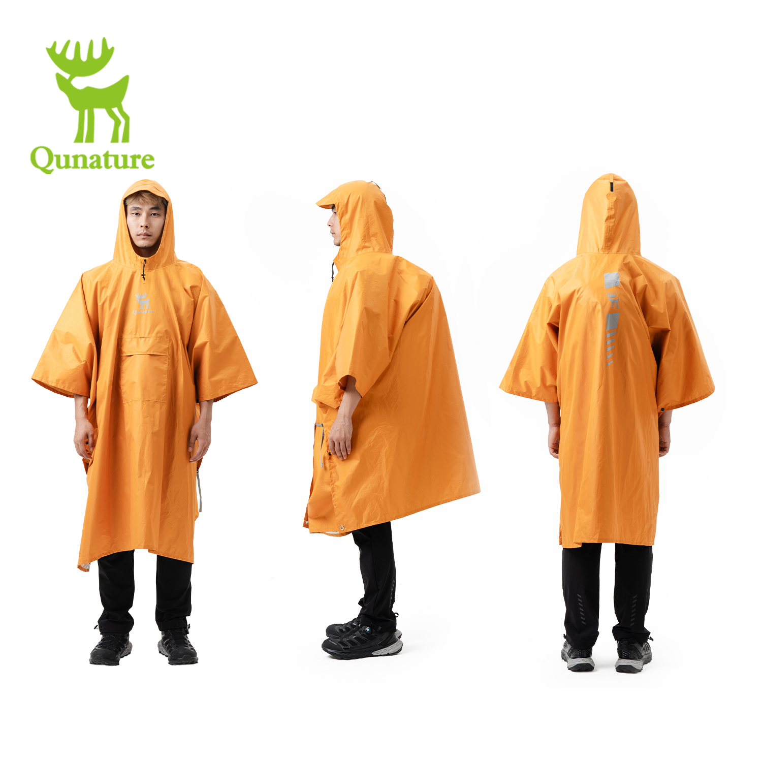 Qunature Raincoat 100% Waterpr - Women'S Fashion Rain Jacket บทวิจารณ์และราคา
