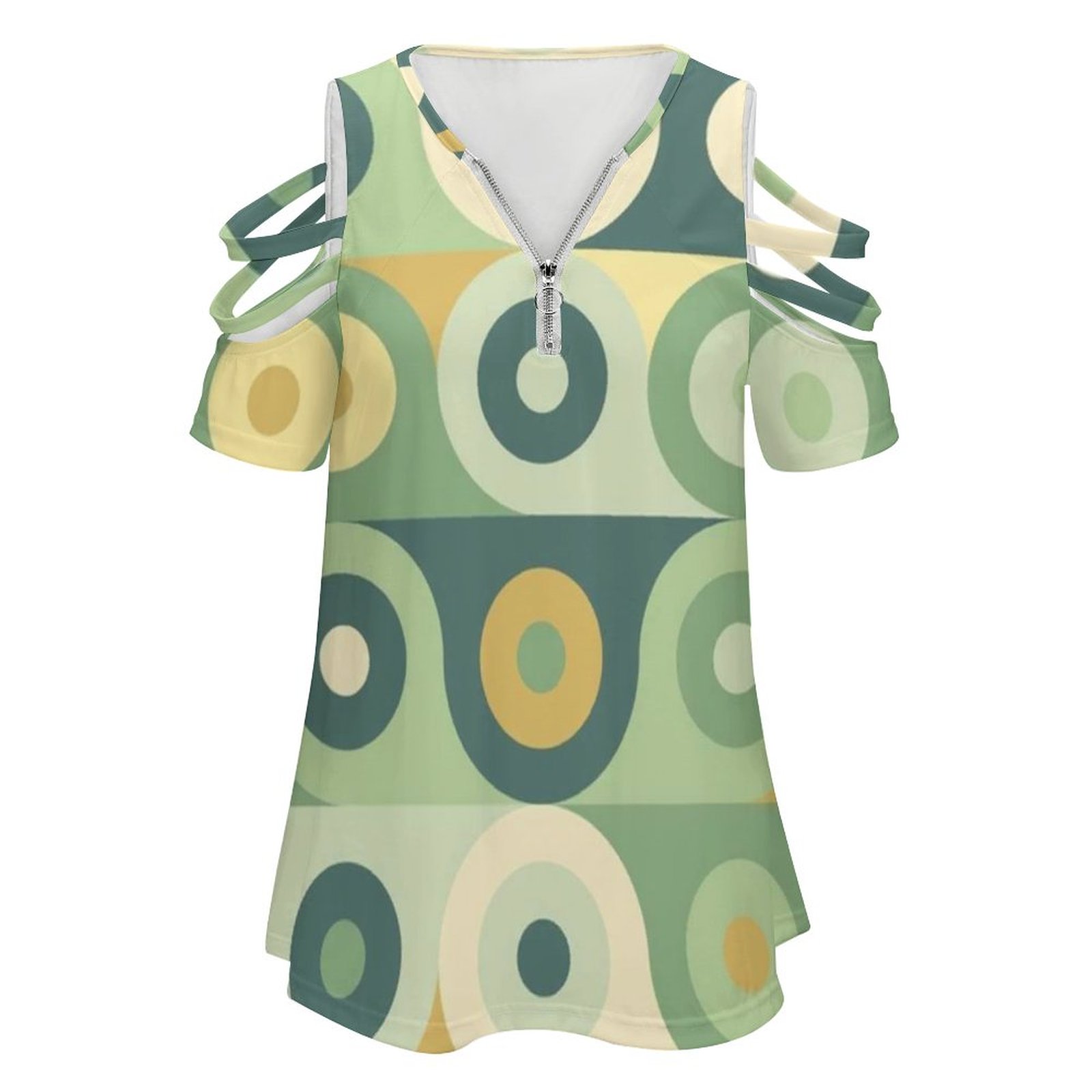 Groovy 70's Pattern Women Zipp - Women'S Fashion Of The 60S บทวิจารณ์และราคา