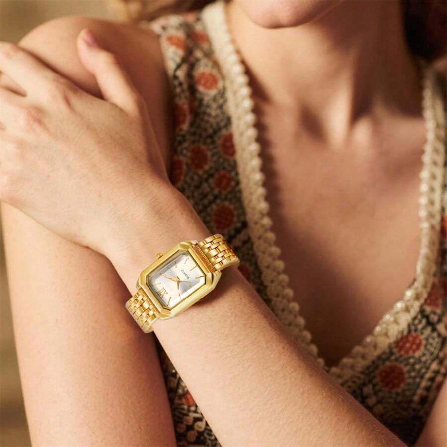 Womens Square Case Quartz Watc - Women'S Fashion Gifts บทวิจารณ์และราคา