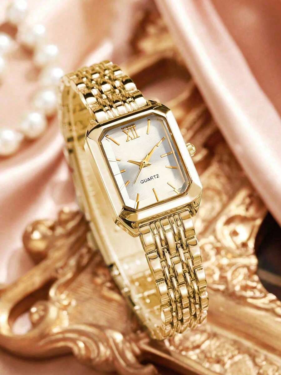 Womens Square Case Quartz Watc - Women'S Fashion Gifts บทวิจารณ์และราคา