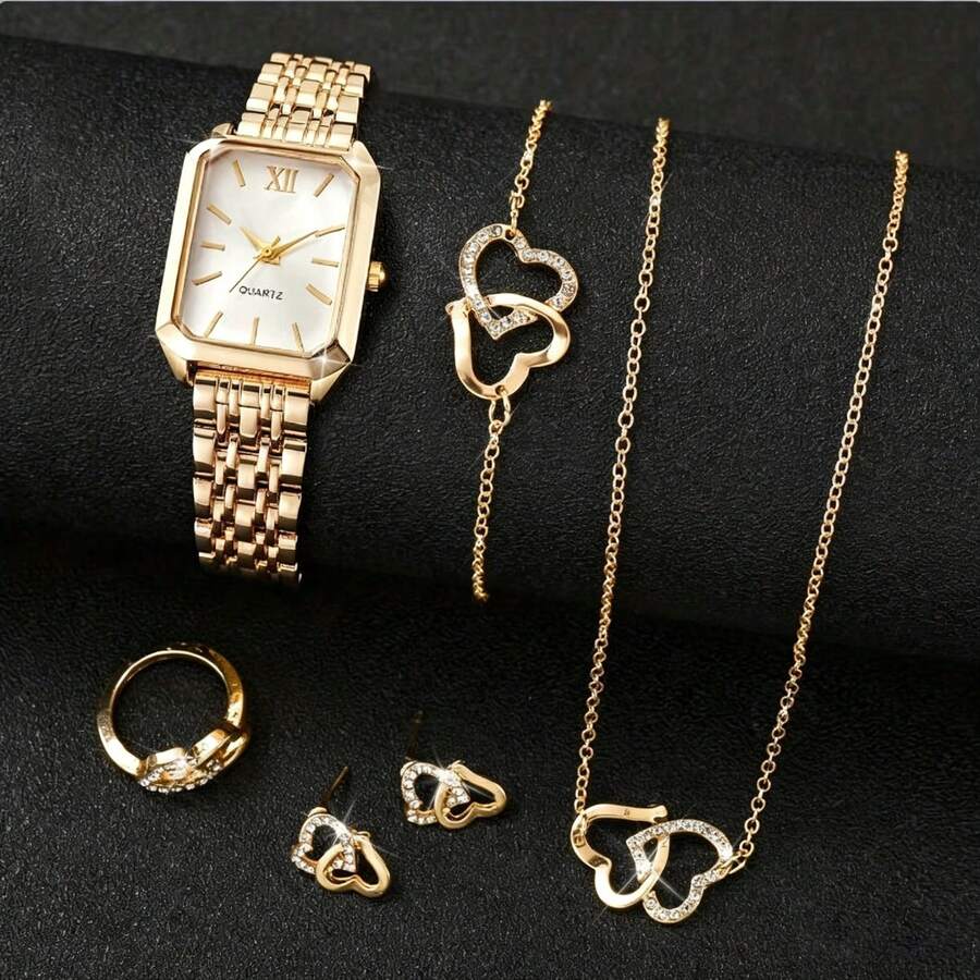 Womens Square Case Quartz Watc - Women'S Fashion Gifts บทวิจารณ์และราคา