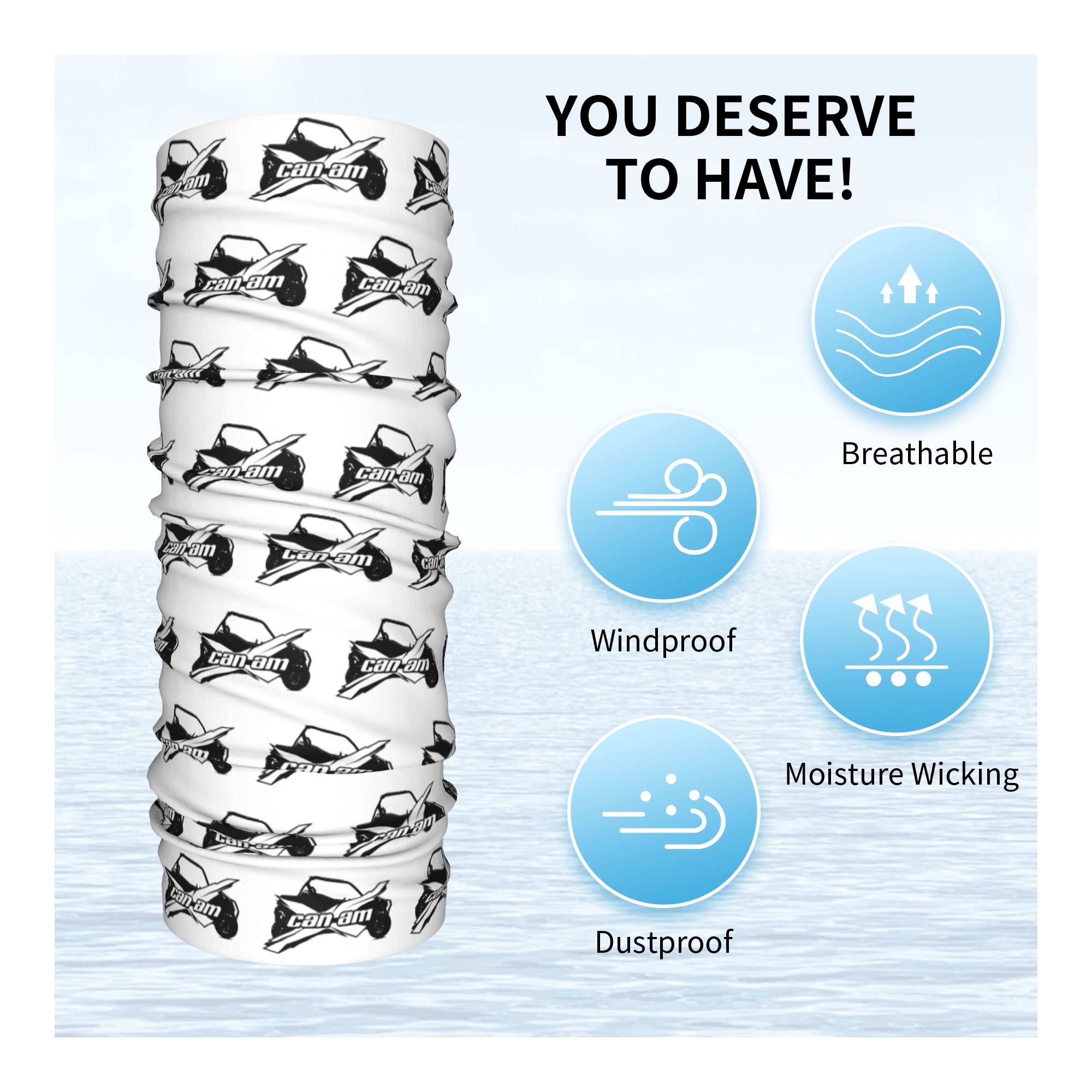 Custom Can Am Bandana Winter N - Women Fashion Logo บทวิจารณ์และราคา