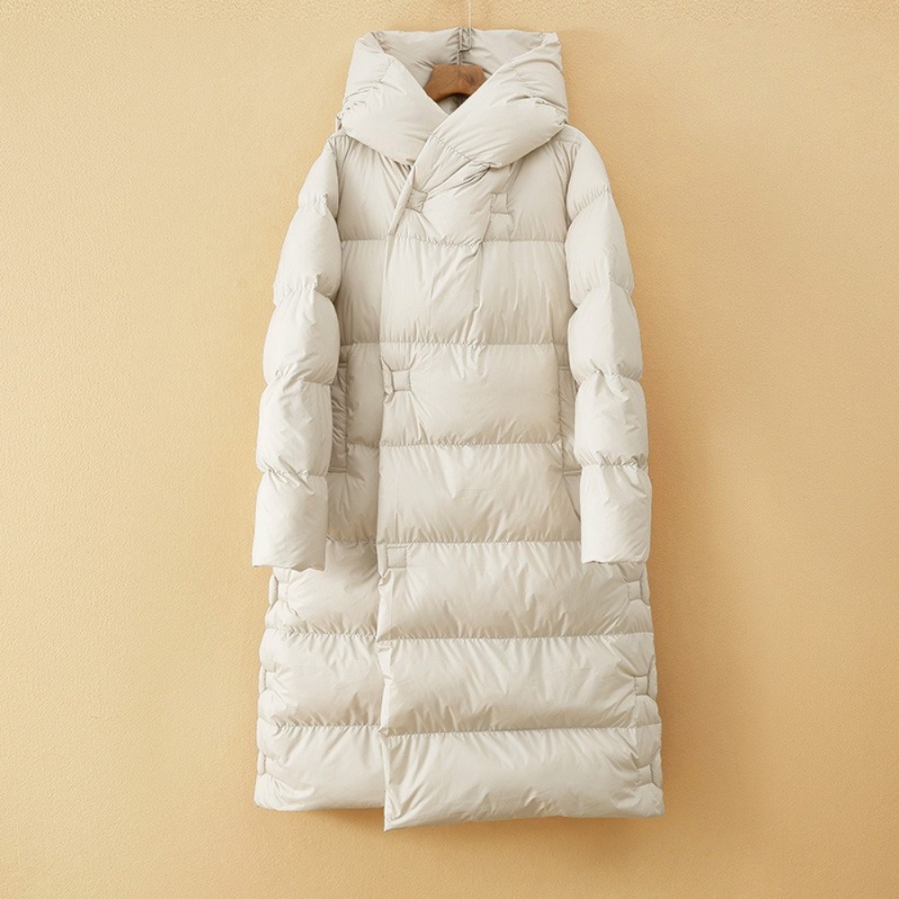 Down Jacket Women Long Hooded  - Women'S Fashion Parka บทวิจารณ์และราคา
