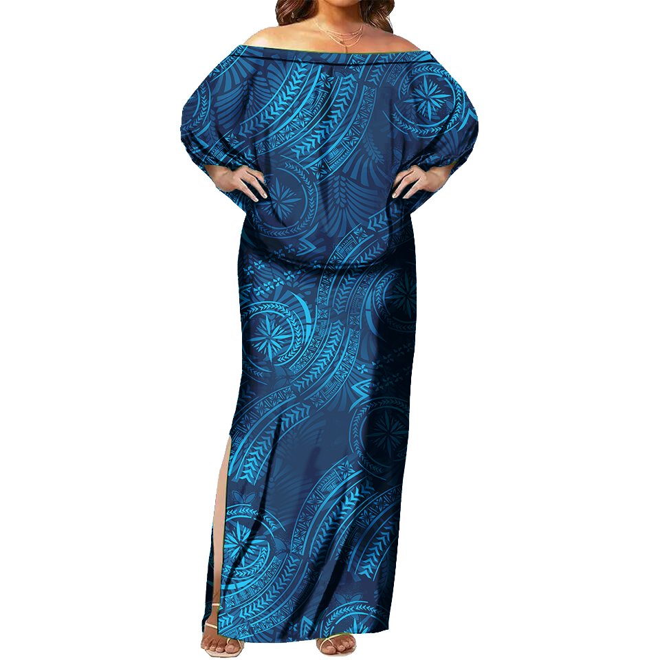 Tapa Tribal Design Sexy off Sh - Women'S Fashion Middle Ages บทวิจารณ์และราคา