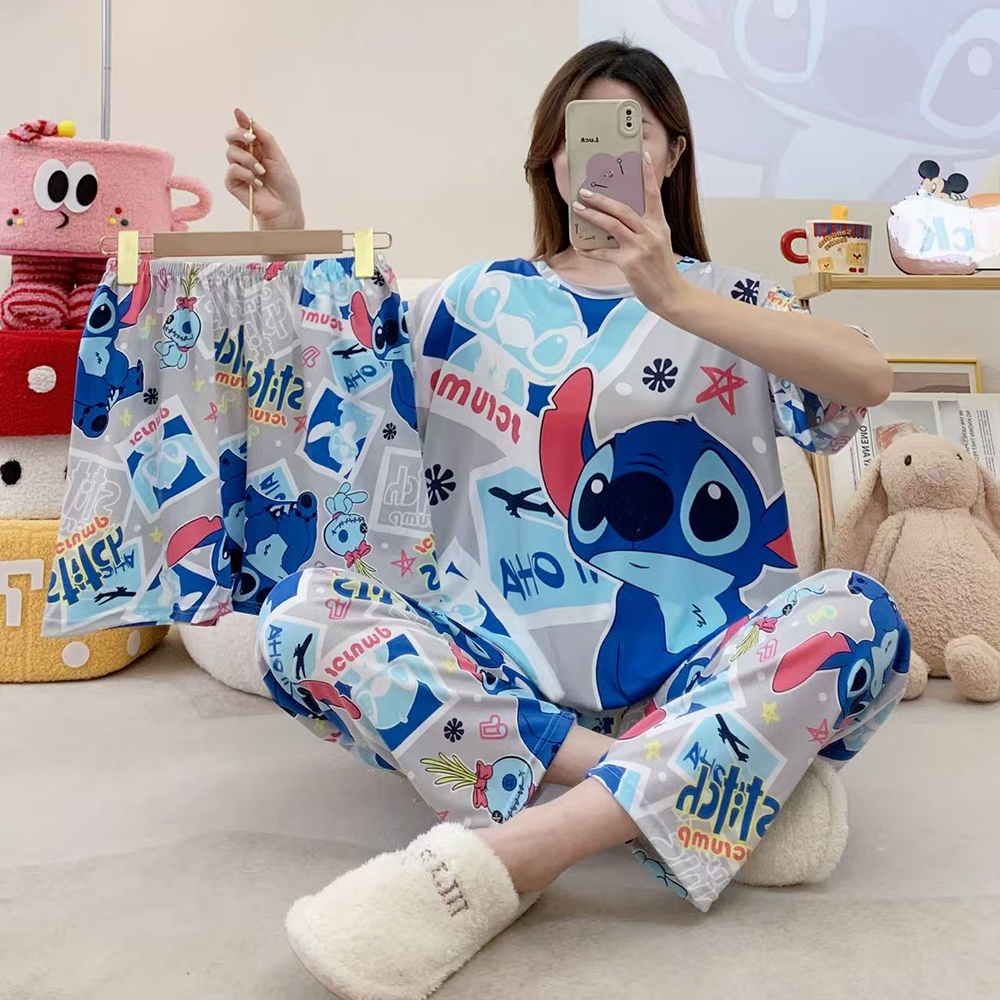 Women's New Three Piece Pajama - Women'S Fashion Trousers บทวิจารณ์และราคา