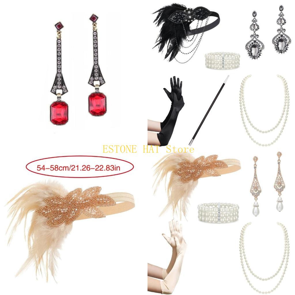 49MF Vintage Flapper Costume S - Women Fashion Gloves บทวิจารณ์และราคา
