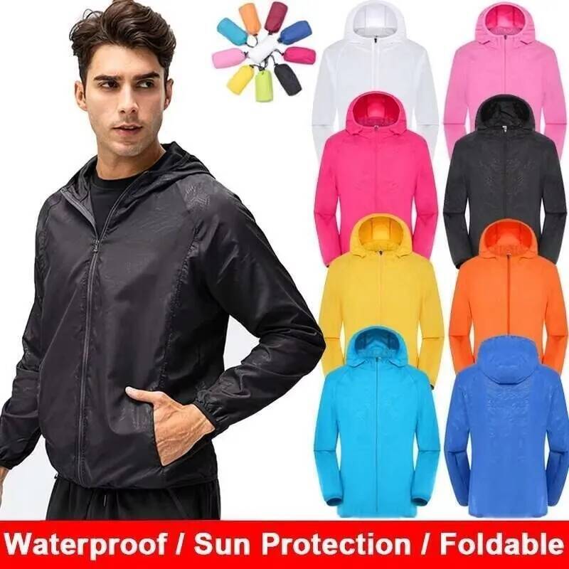 Men Women Waterproof Jacket Wi - Women'S Fashion Rain Jacket บทวิจารณ์และราคา