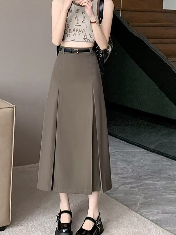 plus Size Suit Skirt High Wais - A-Line Skirt Midi บทวิจารณ์และราคา
