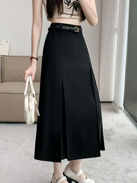 plus Size Suit Skirt High Wais - A-Line Skirt Midi บทวิจารณ์และราคา