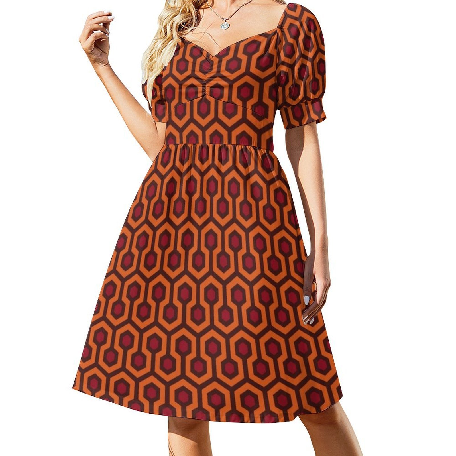 Overlook Pattern Boho Chic Dre - Women Fashion Gown บทวิจารณ์และราคา