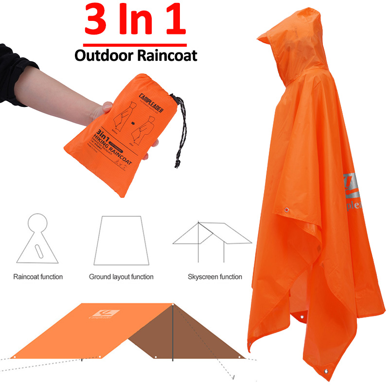 3 In 1 Outdoor Raincoat Hooded - Women'S Fashion Rain Jacket บทวิจารณ์และราคา