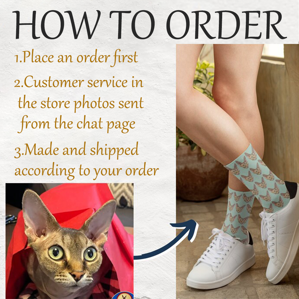 Customize face socks fashion h - Women Fashion Logo บทวิจารณ์และราคา