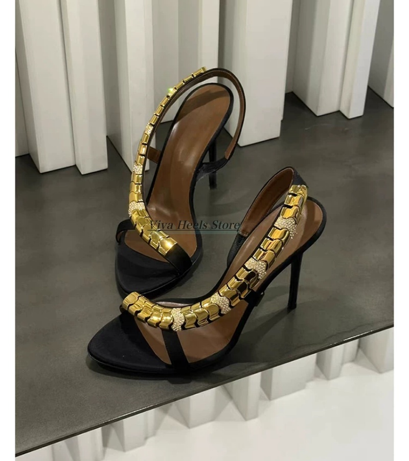 Gold metal chain sexy leather  - Women'S Fashion Gifts บทวิจารณ์และราคา
