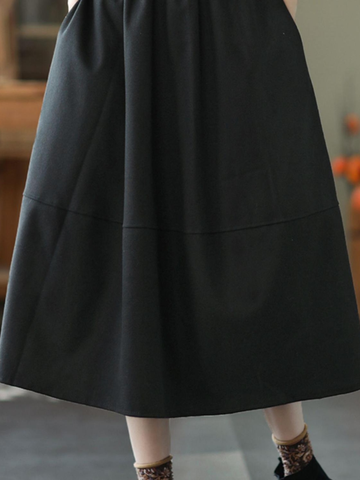 Artistic Midi A-Line Skirt Wom - A-Line Skirt Midi บทวิจารณ์และราคา