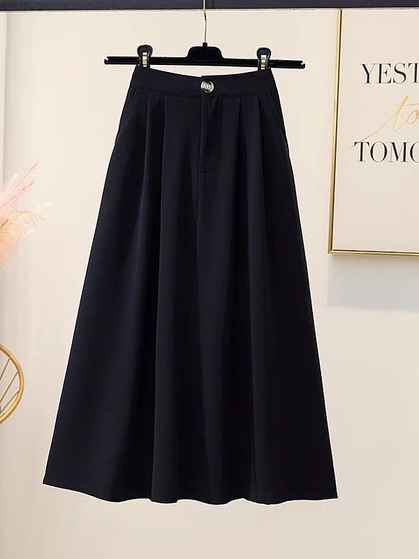 plus Size Women's A-Line Skirt - A-Line Skirt Midi บทวิจารณ์และราคา