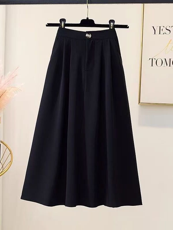 plus Size Women's A-Line Skirt - A-Line Skirt Midi บทวิจารณ์และราคา