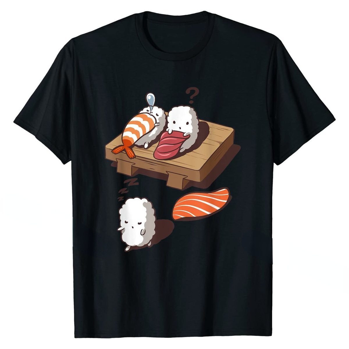 Funny Japanese Nigiri Sushi Sl - Women'S Fashion Graphic Tees บทวิจารณ์และราคา