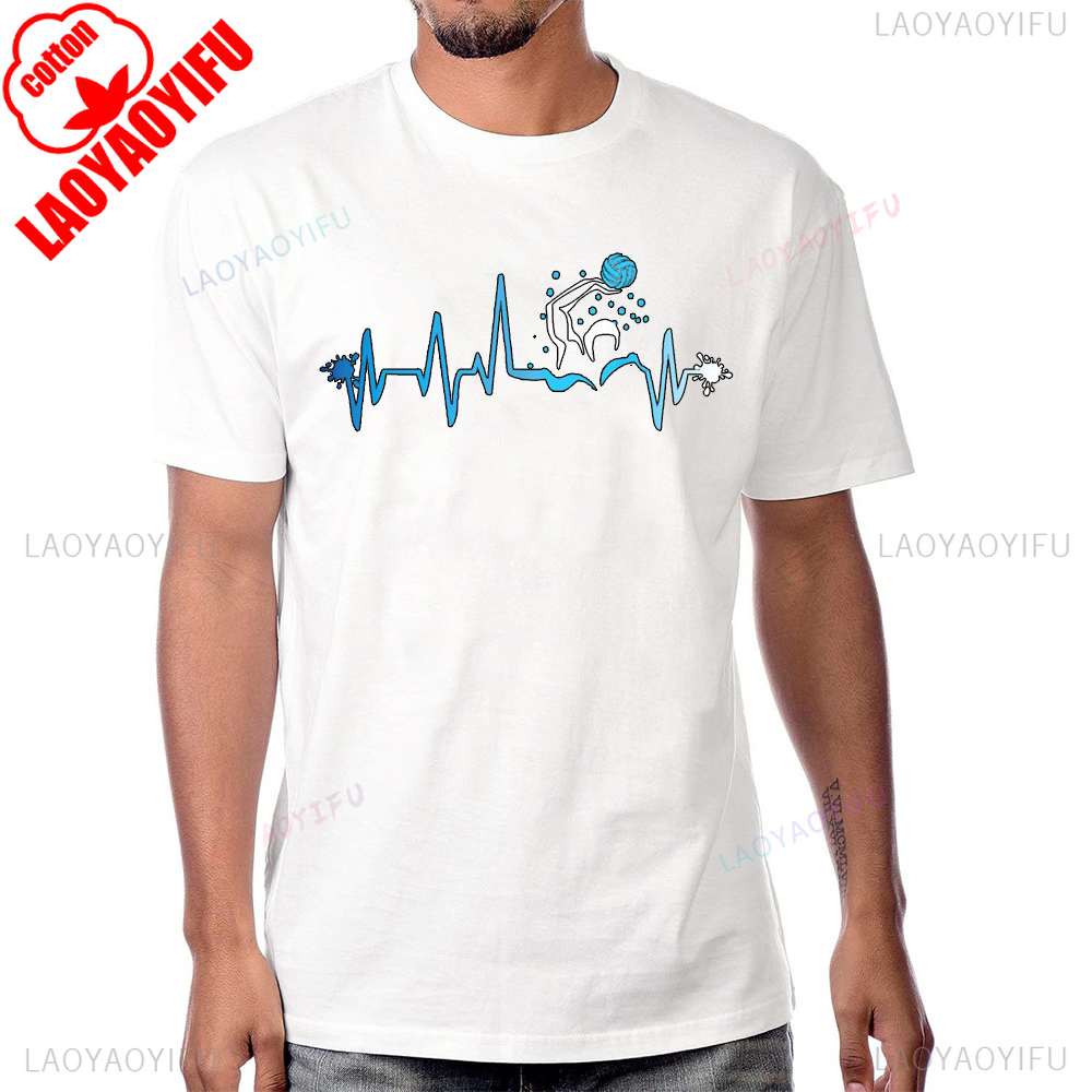 Water Polo Player Heart Beat G - Women'S Fashion Graphic Tees บทวิจารณ์และราคา