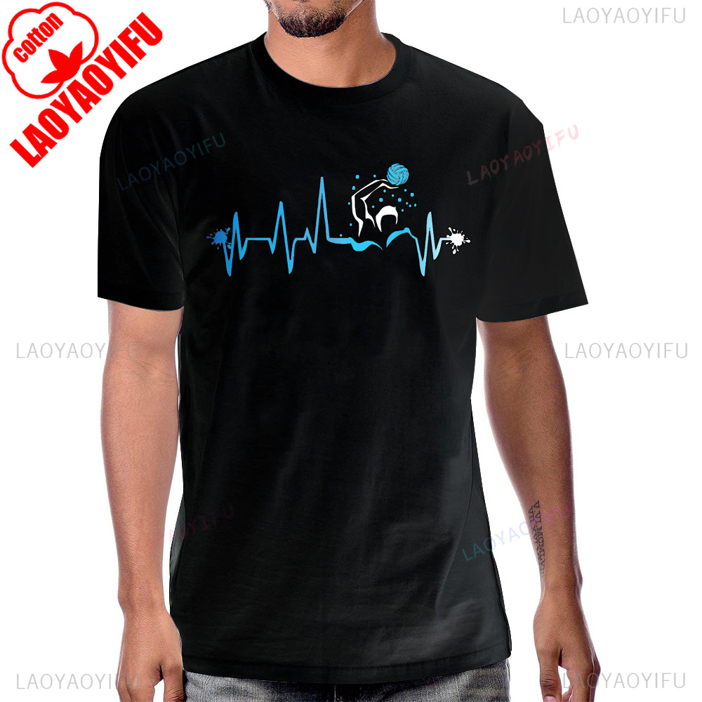 Water Polo Player Heart Beat G - Women'S Fashion Graphic Tees บทวิจารณ์และราคา