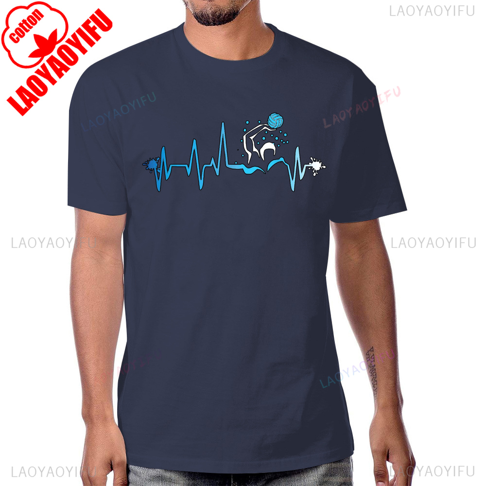 Water Polo Player Heart Beat G - Women'S Fashion Graphic Tees บทวิจารณ์และราคา