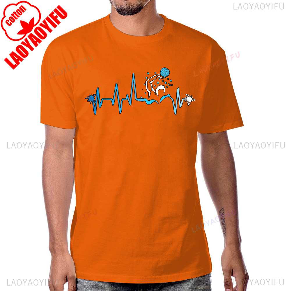 Water Polo Player Heart Beat G - Women'S Fashion Graphic Tees บทวิจารณ์และราคา