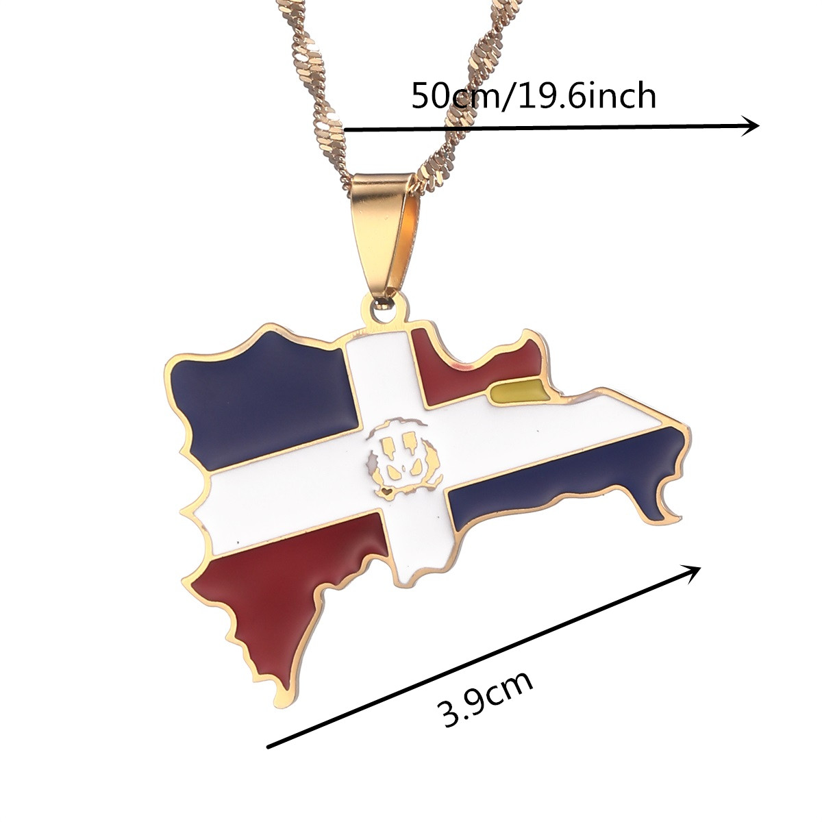 Dominican Republic Map Pendant - Women'S Fashion Guide บทวิจารณ์และราคา