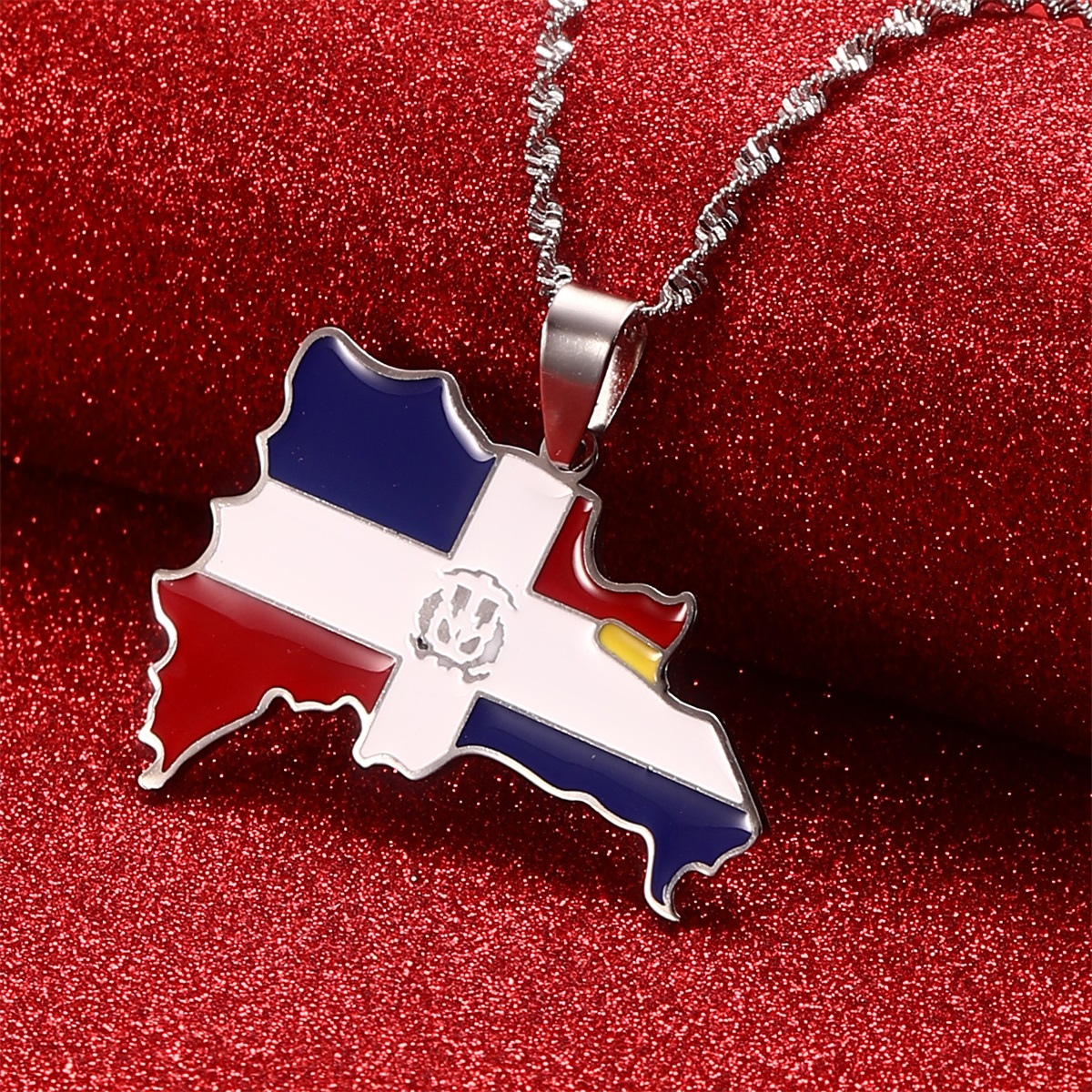 Dominican Republic Map Pendant - Women'S Fashion Guide บทวิจารณ์และราคา