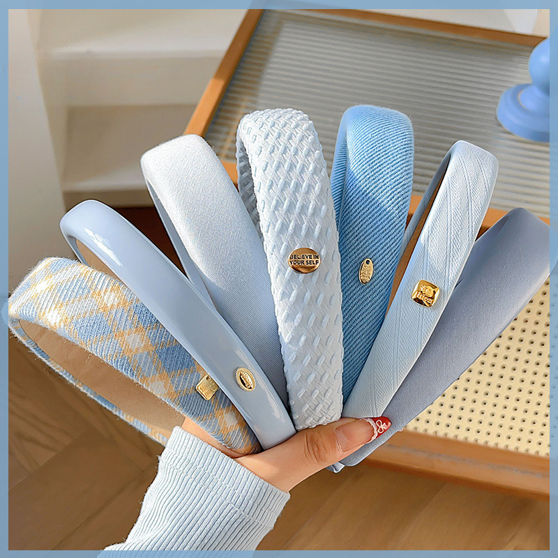 Gold Label Blue Wide Brimmed H - Women'S Fashion Labels บทวิจารณ์และราคา