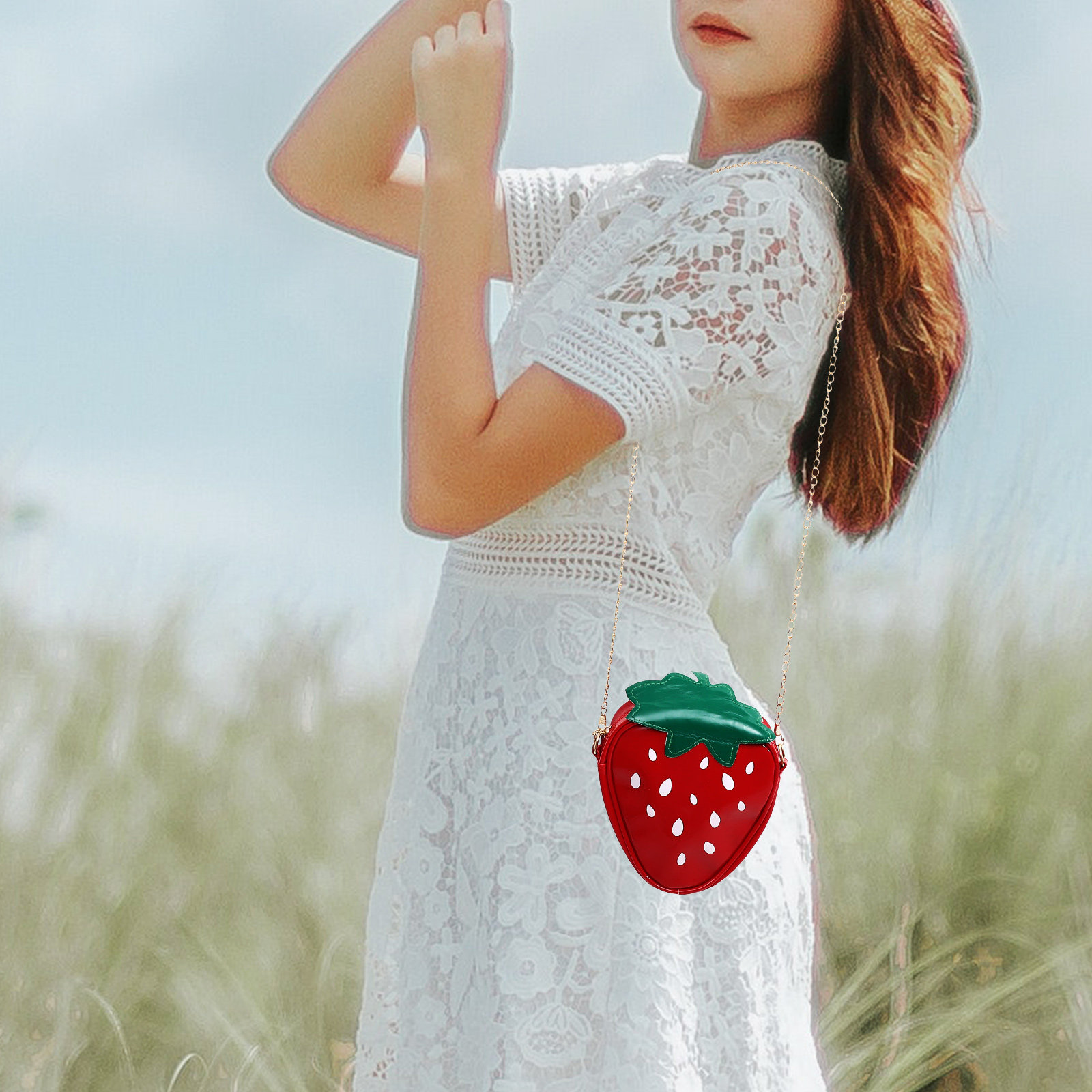 Trendy Fruit Shape Cross Body  - Women'S Fashion Gifts บทวิจารณ์และราคา