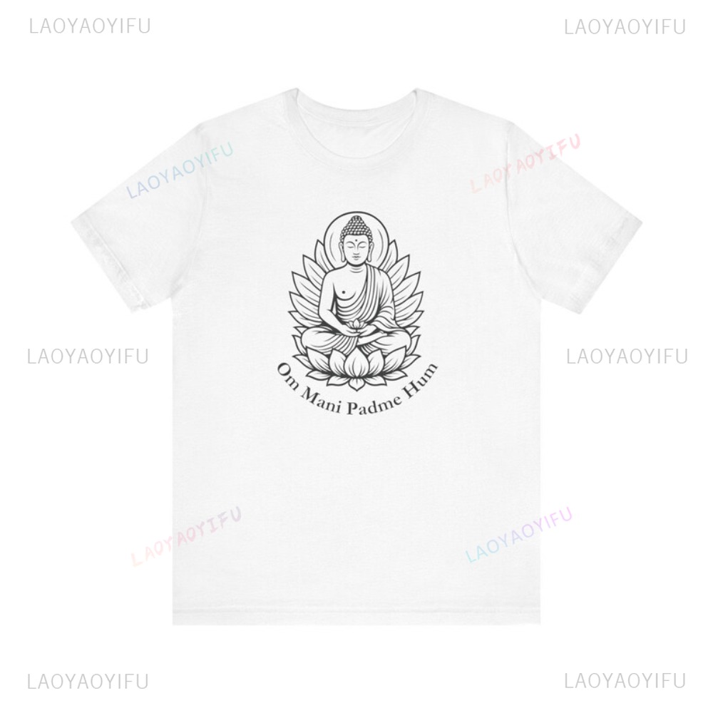 Buddha Lotus Meditation Graphi - Women'S Fashion Graphic Tees บทวิจารณ์และราคา