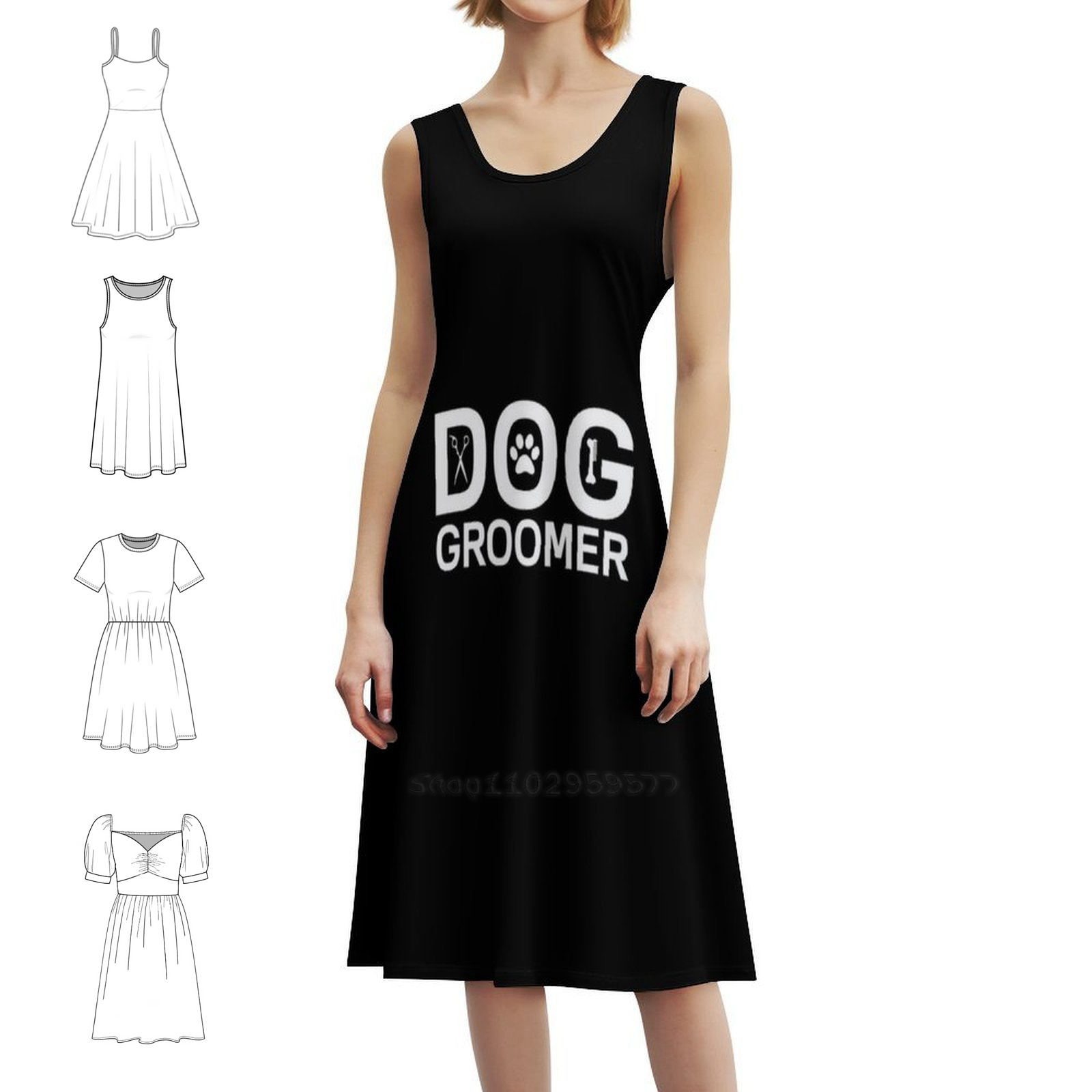 Dog Groomer Boho Chic Dress El - Women Fashion Gown บทวิจารณ์และราคา