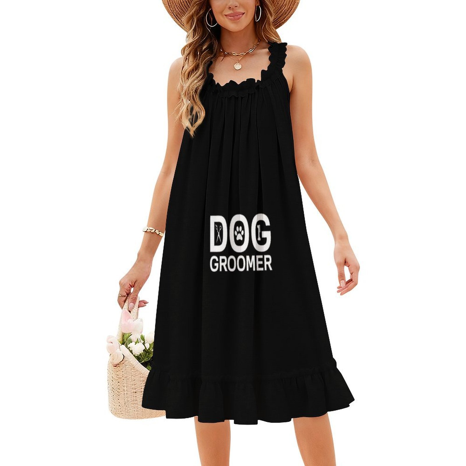 Dog Groomer Boho Chic Dress El - Women Fashion Gown บทวิจารณ์และราคา