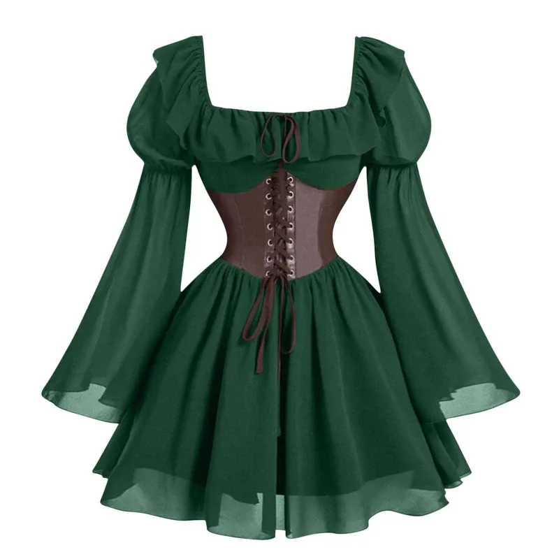 New Medieval Renaissance Perio - Women'S Fashion Renaissance Period บทวิจารณ์และราคา