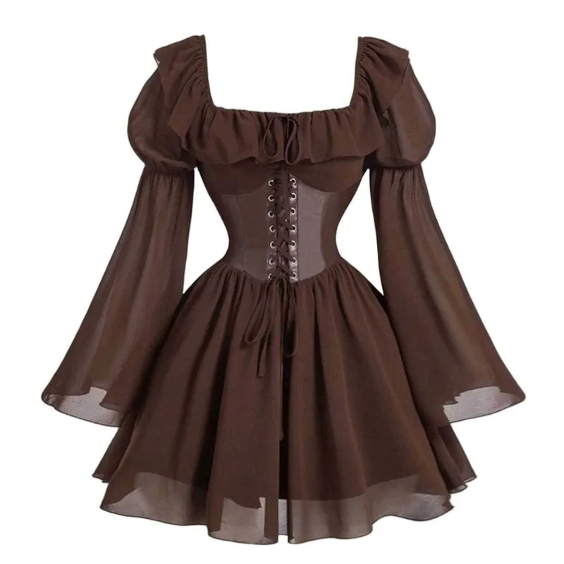 New Medieval Renaissance Perio - Women'S Fashion Renaissance Period บทวิจารณ์และราคา