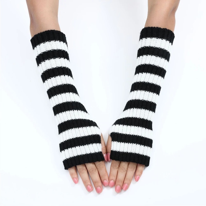 Women's Knitted Fingerless Arm - Women Fashion Gloves บทวิจารณ์และราคา