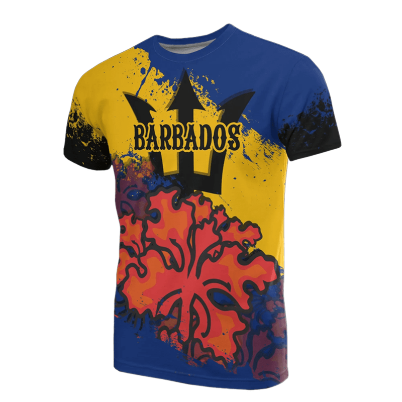 Barbados Flag Map 3D Printed T - Women'S Fashion Guide บทวิจารณ์และราคา