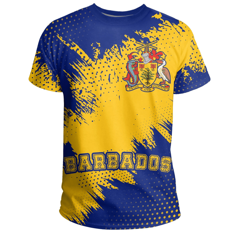 Barbados Flag Map 3D Printed T - Women'S Fashion Guide บทวิจารณ์และราคา