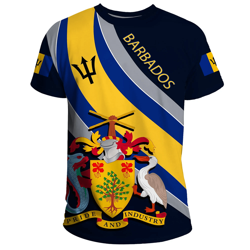 Barbados Flag Map 3D Printed T - Women'S Fashion Guide บทวิจารณ์และราคา