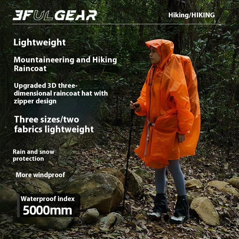 3F UL GEAR Zipper Raincoat 15D - Women'S Fashion Rain Jacket บทวิจารณ์และราคา