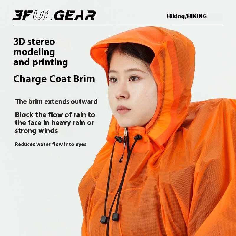 3F UL GEAR Zipper Raincoat 15D - Women'S Fashion Rain Jacket บทวิจารณ์และราคา