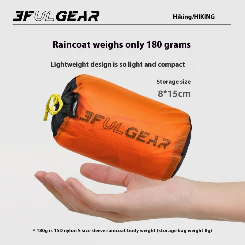 3F UL GEAR Zipper Raincoat 15D - Women'S Fashion Rain Jacket บทวิจารณ์และราคา