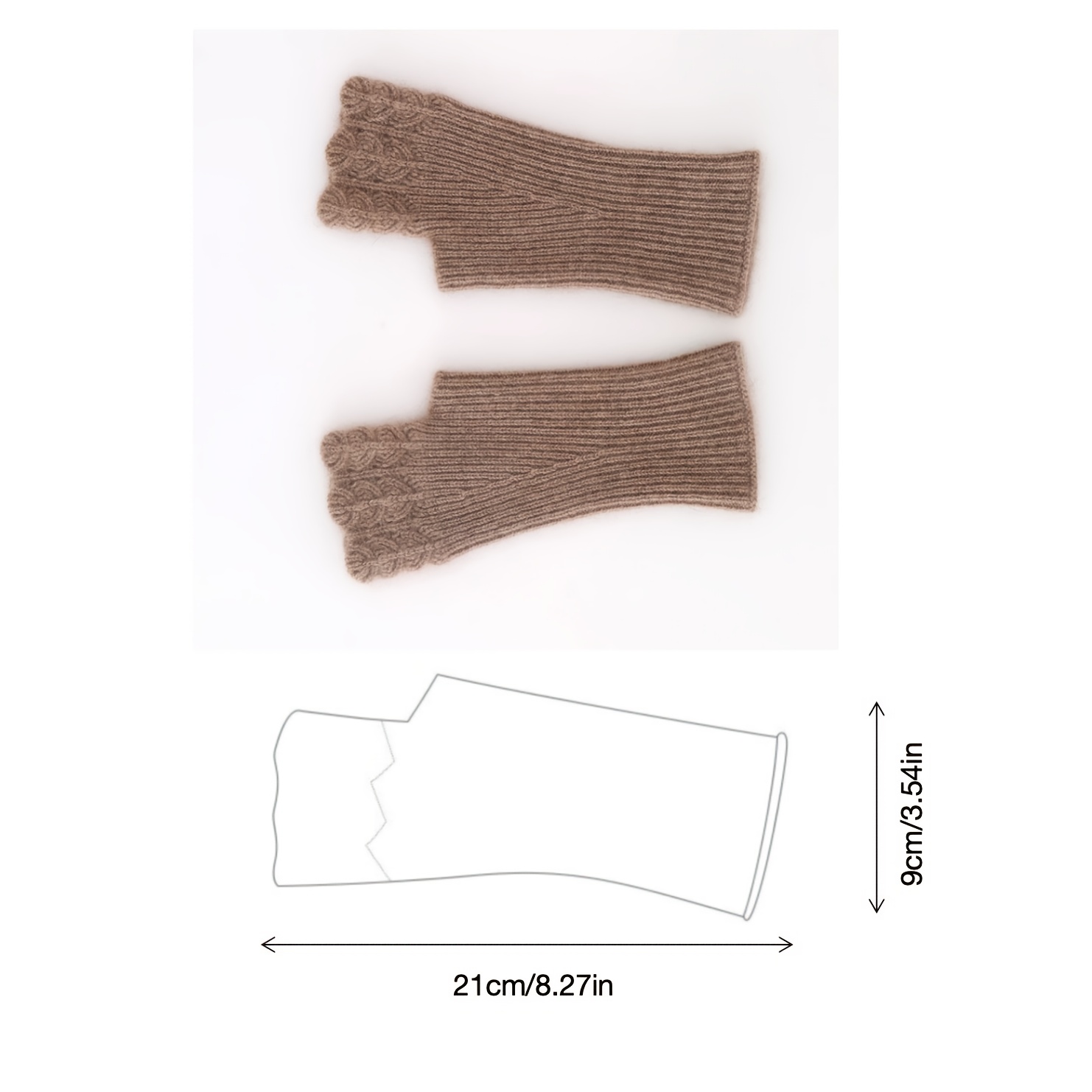 New Warm Half Finger Open Fing - Women Fashion Gloves บทวิจารณ์และราคา
