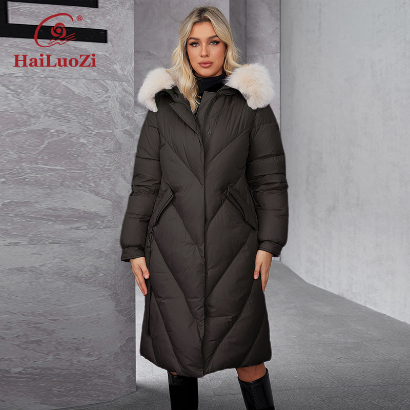 HaiLuoZi 2024 Women's Winter P - Women'S Fashion Parka บทวิจารณ์และราคา